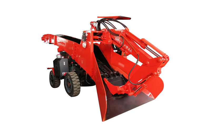 矿洞井下扒渣机工作视频